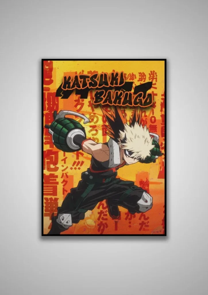 MHA Bakugo Poster