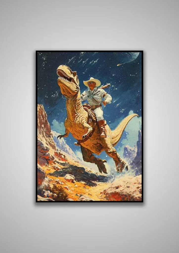 Space Cowboy Stylish Poster